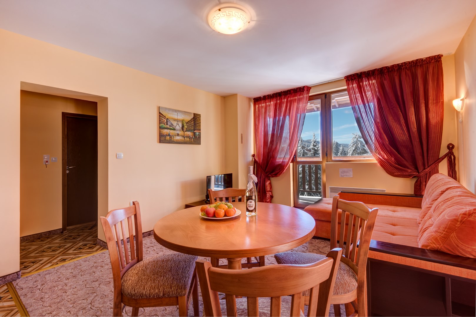 Дуплекс в горной ложе с балконом